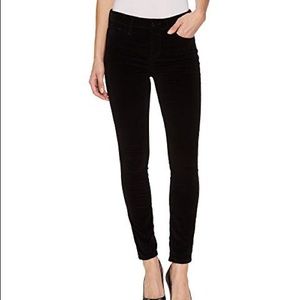 NWT Joe’s Jeans The Icon black velvet skinny ankle